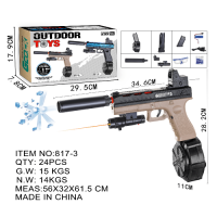 New Alloy Revolver Sand Eagle Glock Pistol Simulation Gel Hydroglue Ball Gun Boy Outdoor Adult Shooting Sniper gel gun