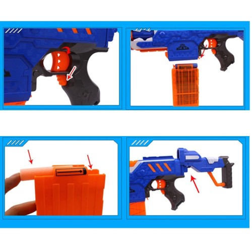 New Electric Continuous Fire Soft Bullet Gun Outdoor Shooting Game for Boys Wholesale gel gun