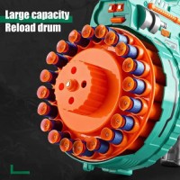 New Gatling Electric Continuous Fire Soft Bullet Gun Outdoor Shooting Game for Boys gel gun toys