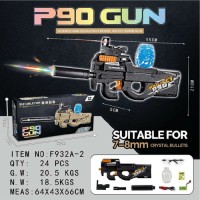 Metal Pistol Soft bullet gun Alloy Electric Gel ball gun Water ball blaster Automatic splatter hydrogel Gun Kid Adult