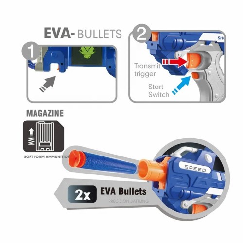 New Electric Continuous Fire Soft Bullet Gun Outdoor Shooting Game for Boys Wholesale gel gun