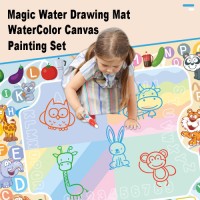 Tricky Scary Game Biting Animal Outdoor Darts Toys Learning Watercolor  Canvas painting set Aqua Magic Water Drawing Mat