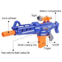 New Electric Continuous Fire Soft Bullet Gun Outdoor Shooting Game for Boys Wholesale gel gun