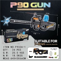 Metal Pistol Soft bullet gun Alloy Electric Gel ball gun Water ball blaster Automatic splatter hydrogel Gun Kid Adult