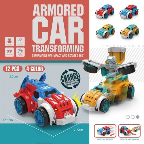 New Kids Toy Assembly Multifunctional Car Cartoon Game Deformation Toy Car